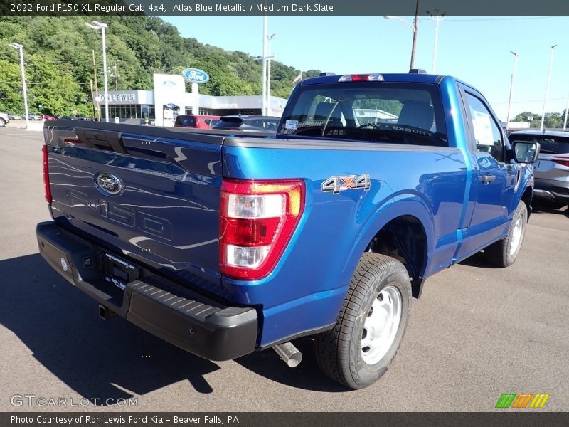 Atlas Blue Metallic / Medium Dark Slate 2022 Ford F150 XL Regular Cab 4x4