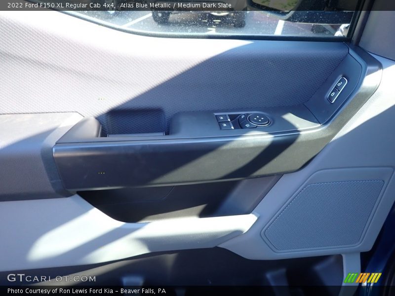 Atlas Blue Metallic / Medium Dark Slate 2022 Ford F150 XL Regular Cab 4x4