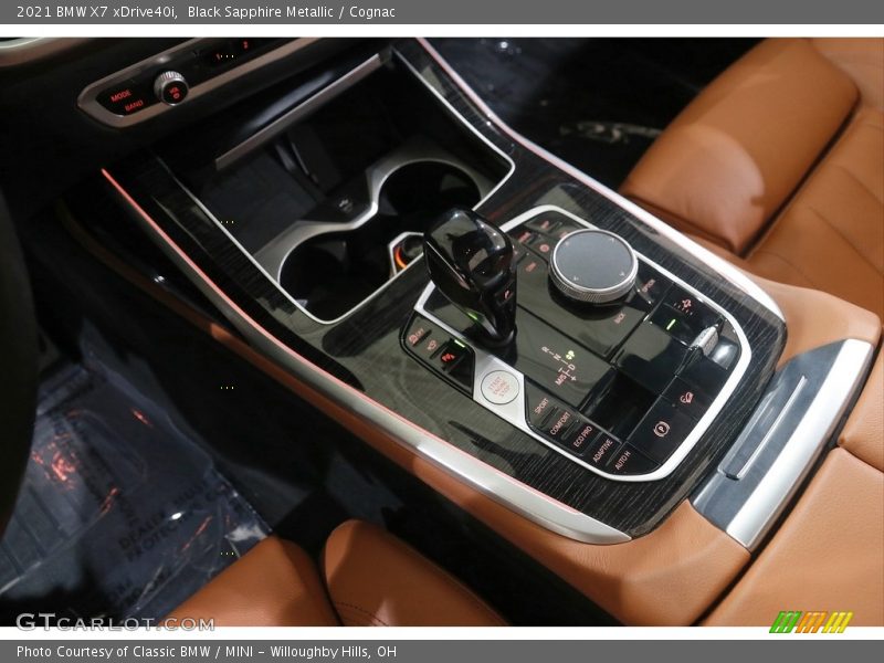 Black Sapphire Metallic / Cognac 2021 BMW X7 xDrive40i