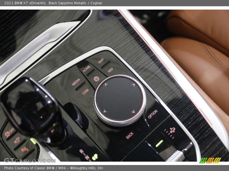 Black Sapphire Metallic / Cognac 2021 BMW X7 xDrive40i