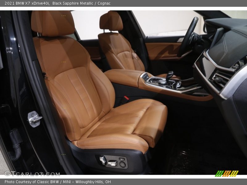 Black Sapphire Metallic / Cognac 2021 BMW X7 xDrive40i