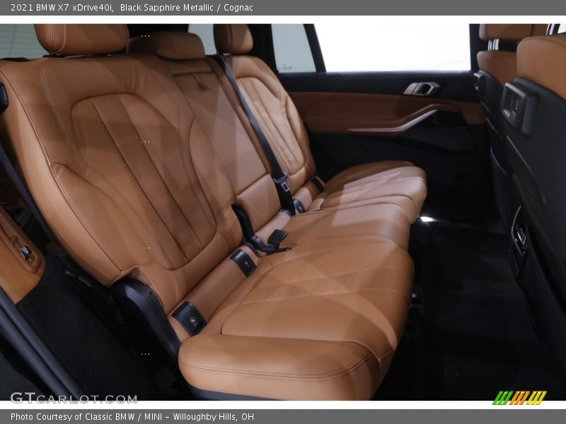 Black Sapphire Metallic / Cognac 2021 BMW X7 xDrive40i