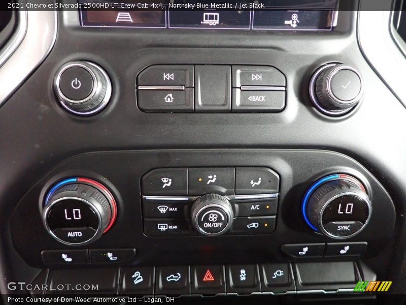 Northsky Blue Metallic / Jet Black 2021 Chevrolet Silverado 2500HD LT Crew Cab 4x4
