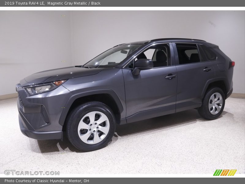 Magnetic Gray Metallic / Black 2019 Toyota RAV4 LE