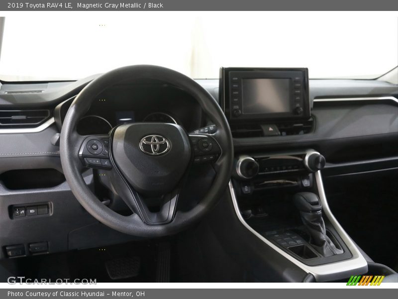 Magnetic Gray Metallic / Black 2019 Toyota RAV4 LE