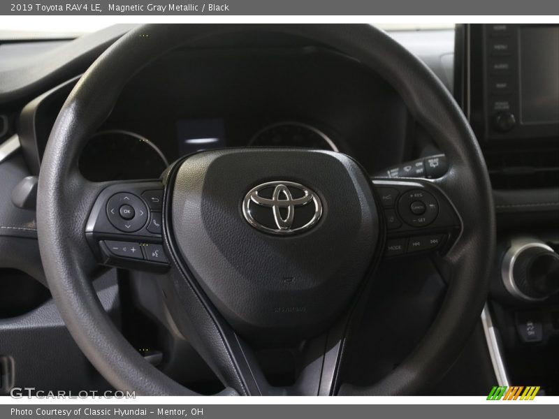 Magnetic Gray Metallic / Black 2019 Toyota RAV4 LE