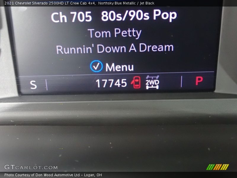 Northsky Blue Metallic / Jet Black 2021 Chevrolet Silverado 2500HD LT Crew Cab 4x4