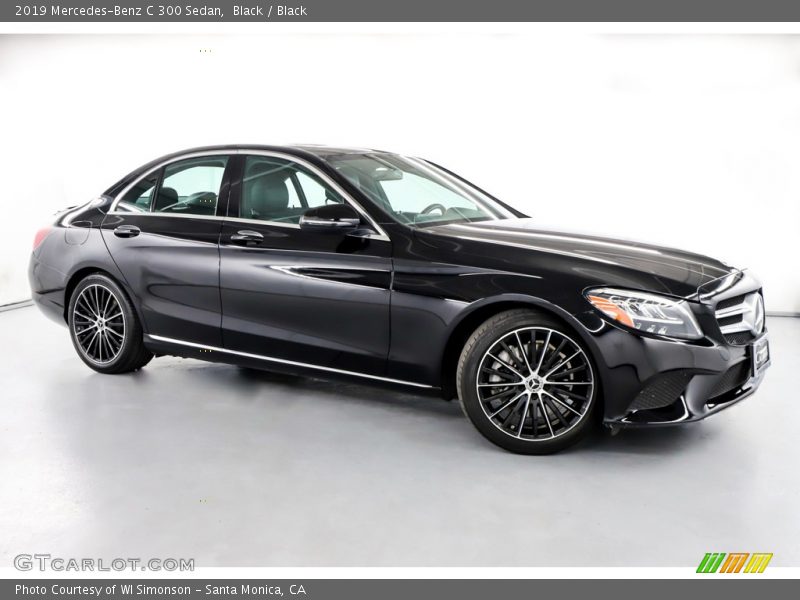 Black / Black 2019 Mercedes-Benz C 300 Sedan