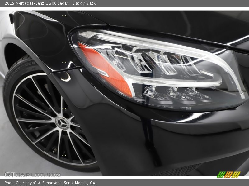 Black / Black 2019 Mercedes-Benz C 300 Sedan