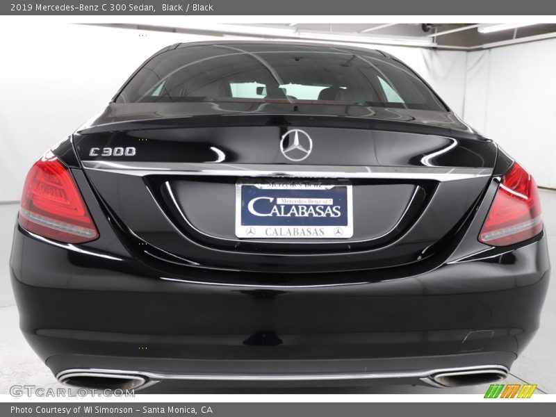 Black / Black 2019 Mercedes-Benz C 300 Sedan