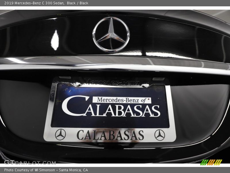 Black / Black 2019 Mercedes-Benz C 300 Sedan