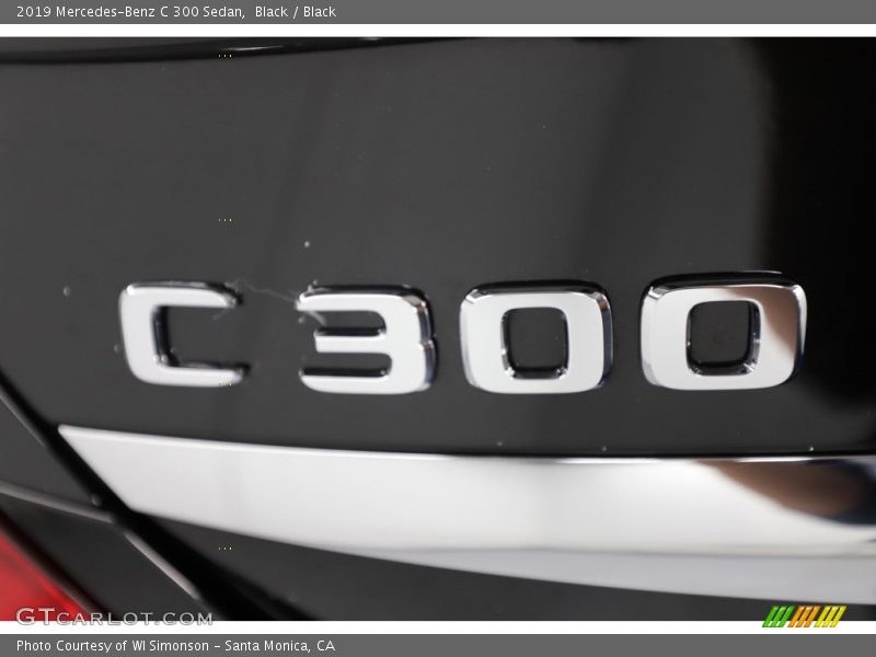 Black / Black 2019 Mercedes-Benz C 300 Sedan