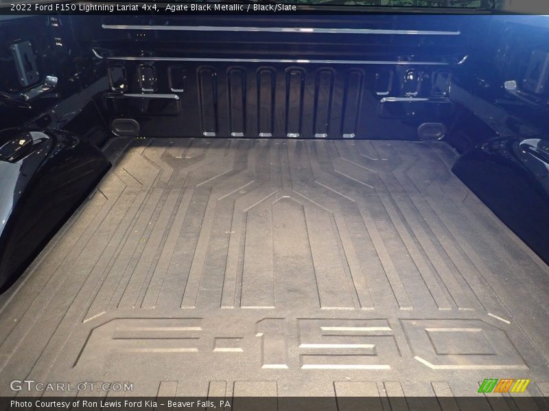 Agate Black Metallic / Black/Slate 2022 Ford F150 Lightning Lariat 4x4