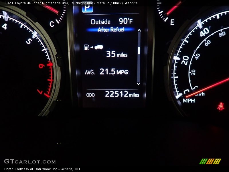 Midnight Black Metallic / Black/Graphite 2021 Toyota 4Runner Nightshade 4x4