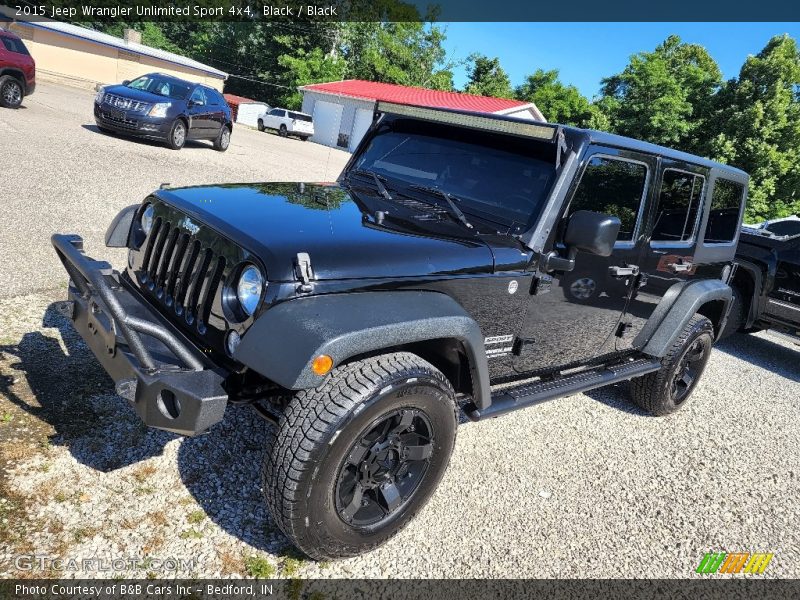 Black / Black 2015 Jeep Wrangler Unlimited Sport 4x4