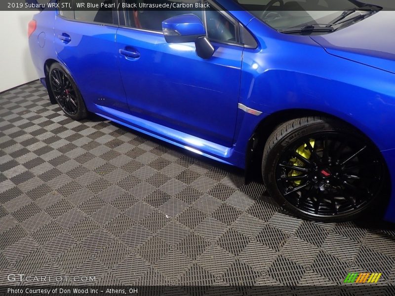 WR Blue Pearl / Black Ultrasuede/Carbon Black 2019 Subaru WRX STI