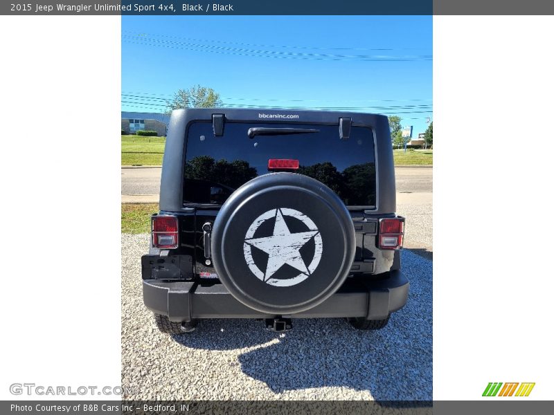 Black / Black 2015 Jeep Wrangler Unlimited Sport 4x4
