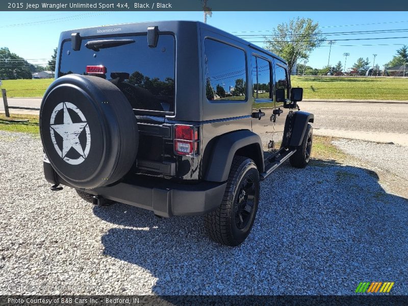 Black / Black 2015 Jeep Wrangler Unlimited Sport 4x4