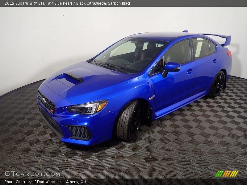 WR Blue Pearl / Black Ultrasuede/Carbon Black 2019 Subaru WRX STI