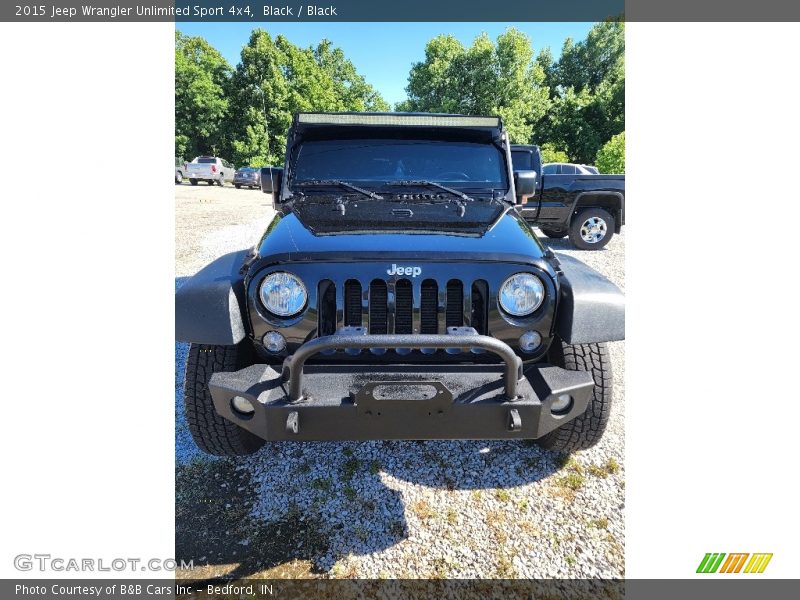 Black / Black 2015 Jeep Wrangler Unlimited Sport 4x4