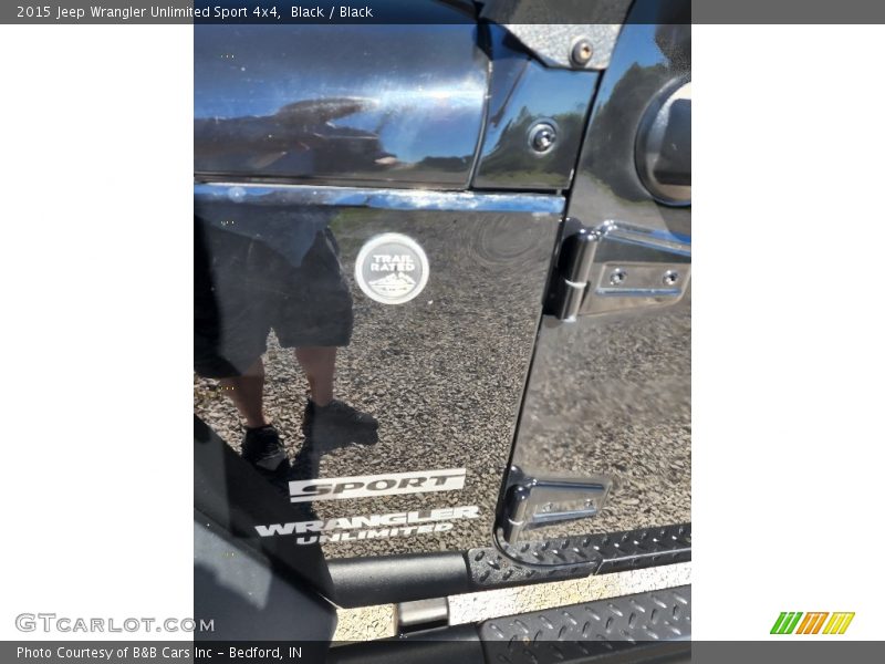Black / Black 2015 Jeep Wrangler Unlimited Sport 4x4