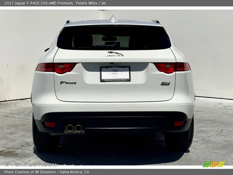 Polaris White / Jet 2017 Jaguar F-PACE 20d AWD Premium