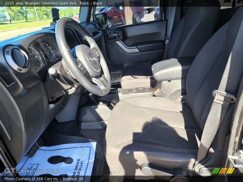 Black / Black 2015 Jeep Wrangler Unlimited Sport 4x4