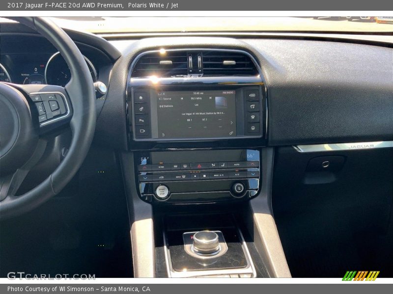Polaris White / Jet 2017 Jaguar F-PACE 20d AWD Premium
