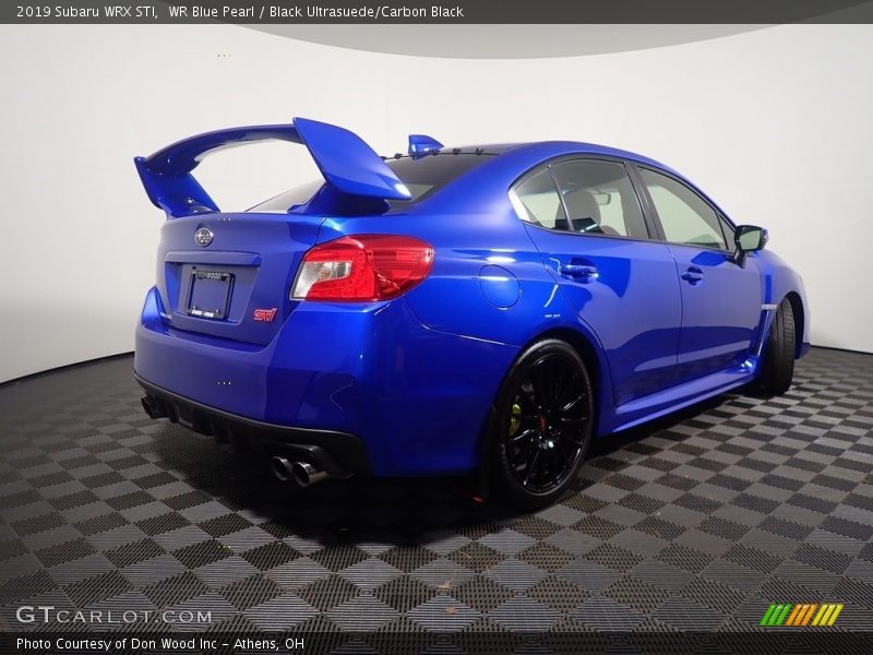 WR Blue Pearl / Black Ultrasuede/Carbon Black 2019 Subaru WRX STI