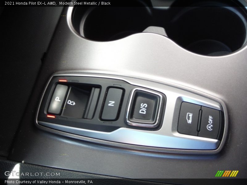 Modern Steel Metallic / Black 2021 Honda Pilot EX-L AWD