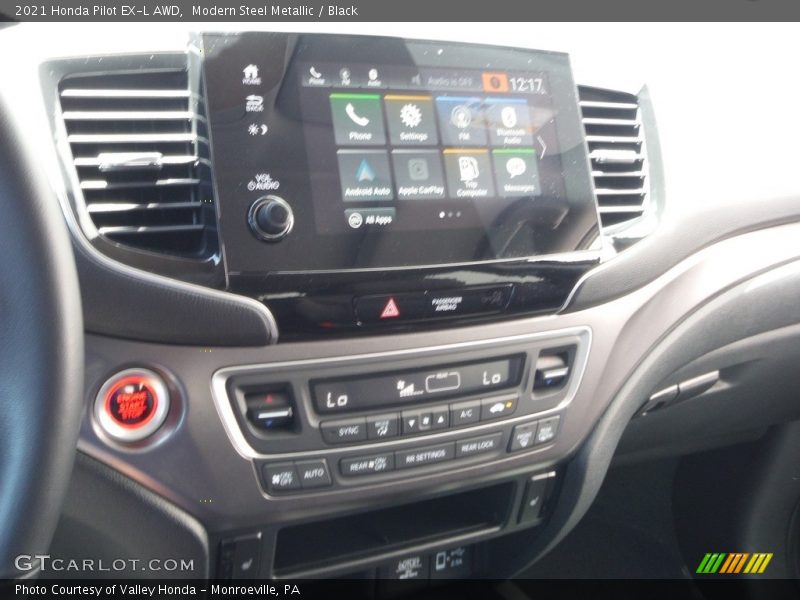 Modern Steel Metallic / Black 2021 Honda Pilot EX-L AWD