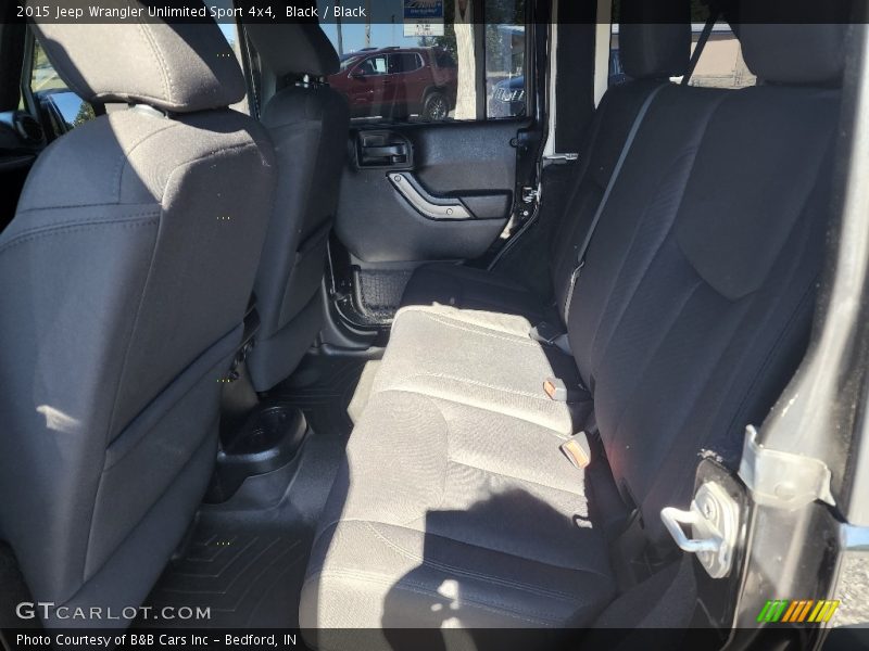 Black / Black 2015 Jeep Wrangler Unlimited Sport 4x4
