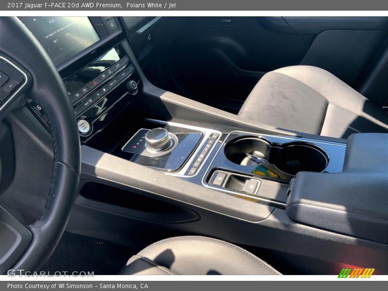 Polaris White / Jet 2017 Jaguar F-PACE 20d AWD Premium