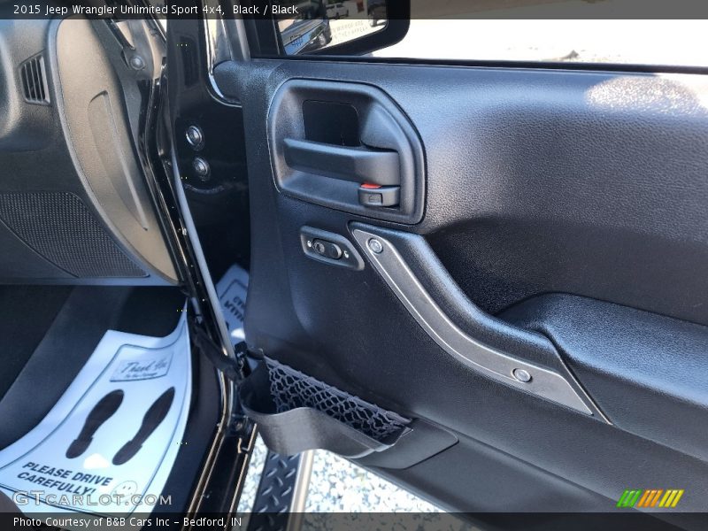 Black / Black 2015 Jeep Wrangler Unlimited Sport 4x4