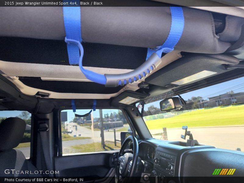 Black / Black 2015 Jeep Wrangler Unlimited Sport 4x4