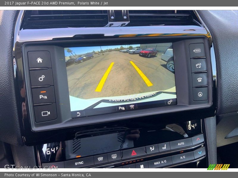 Polaris White / Jet 2017 Jaguar F-PACE 20d AWD Premium