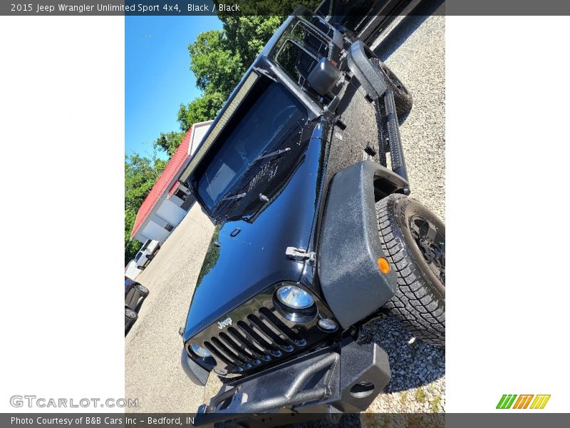 Black / Black 2015 Jeep Wrangler Unlimited Sport 4x4