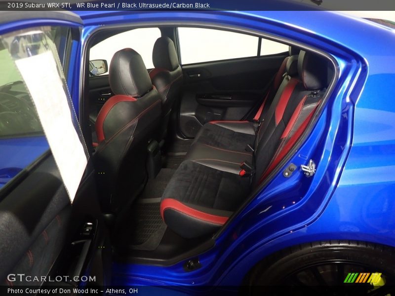 Rear Seat of 2019 WRX STI