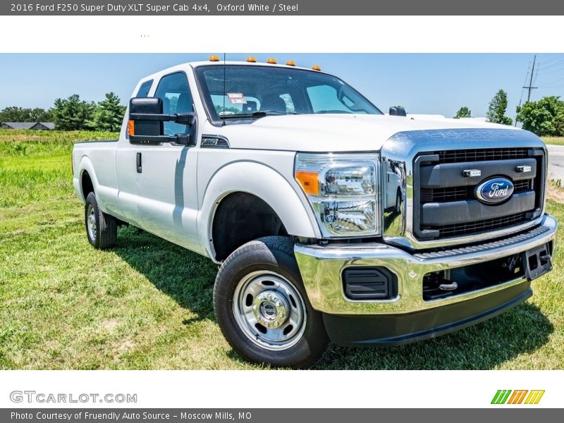 Oxford White / Steel 2016 Ford F250 Super Duty XLT Super Cab 4x4