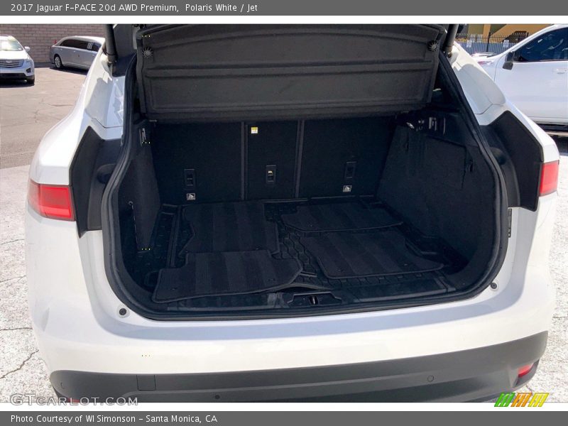 Polaris White / Jet 2017 Jaguar F-PACE 20d AWD Premium