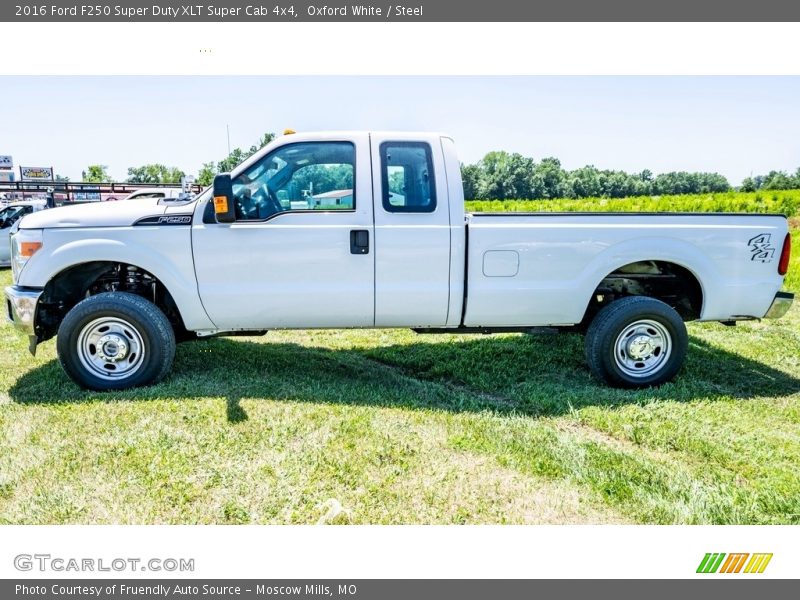 Oxford White / Steel 2016 Ford F250 Super Duty XLT Super Cab 4x4