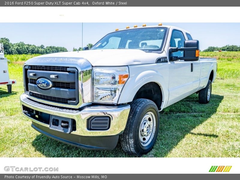 Oxford White / Steel 2016 Ford F250 Super Duty XLT Super Cab 4x4