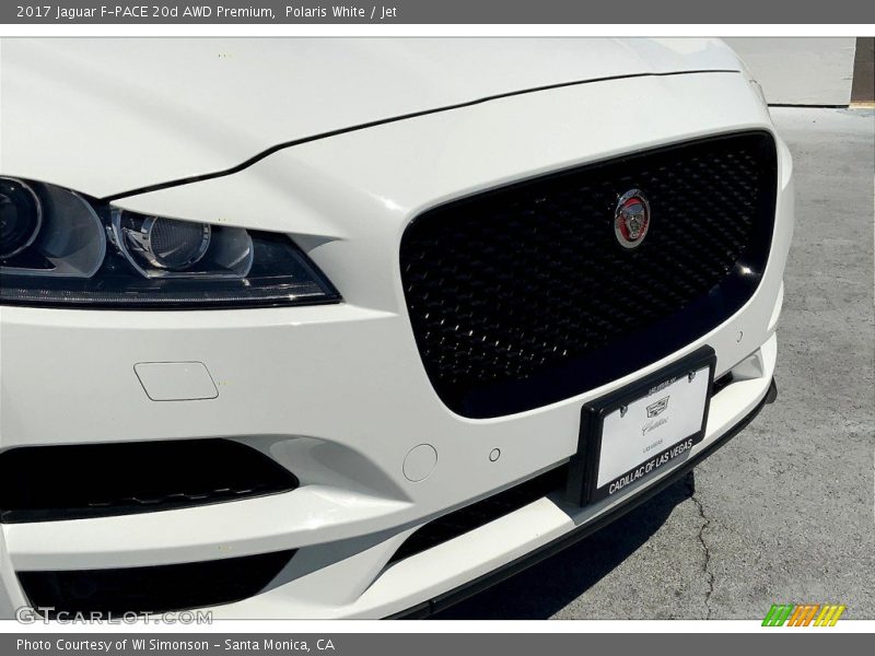 Polaris White / Jet 2017 Jaguar F-PACE 20d AWD Premium