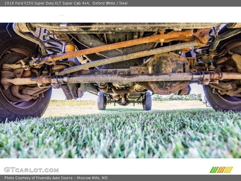 Oxford White / Steel 2016 Ford F250 Super Duty XLT Super Cab 4x4