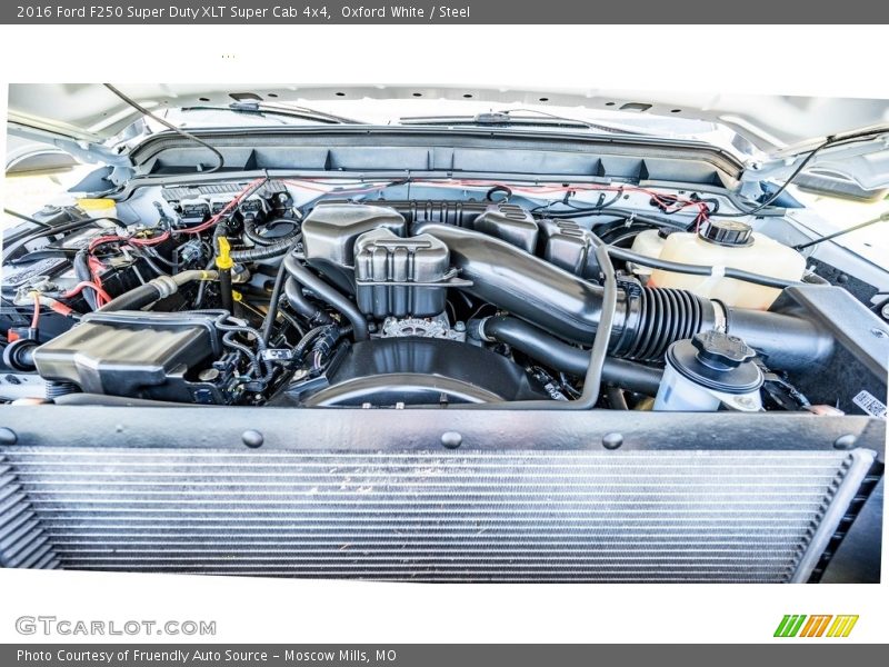 Oxford White / Steel 2016 Ford F250 Super Duty XLT Super Cab 4x4