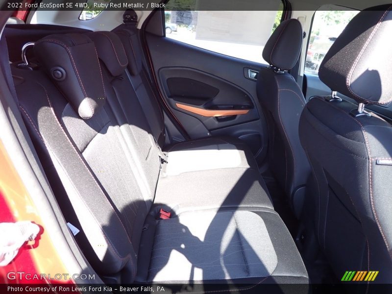 Ruby Red Metallic / Black 2022 Ford EcoSport SE 4WD