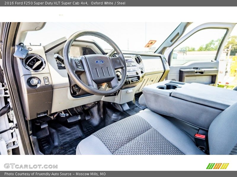 Oxford White / Steel 2016 Ford F250 Super Duty XLT Super Cab 4x4