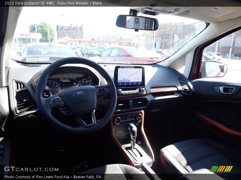 Ruby Red Metallic / Black 2022 Ford EcoSport SE 4WD