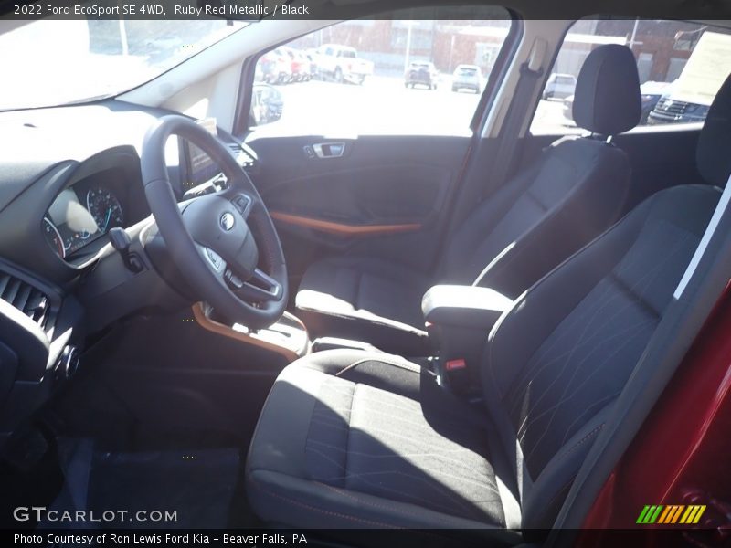 Ruby Red Metallic / Black 2022 Ford EcoSport SE 4WD