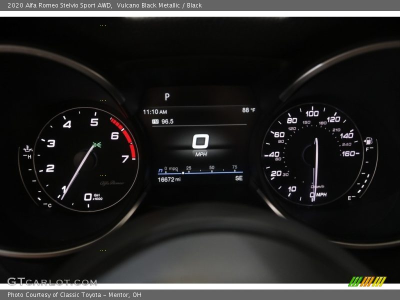 Vulcano Black Metallic / Black 2020 Alfa Romeo Stelvio Sport AWD